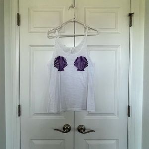 Seashell Mermaid Tank Top